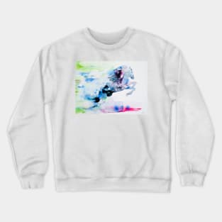 WATERCOLOR HORSE .4 Crewneck Sweatshirt